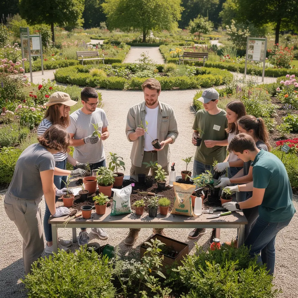 Növények sokfélesége, különböző fajok bemutatása és az ökológiai kapcsolatok.